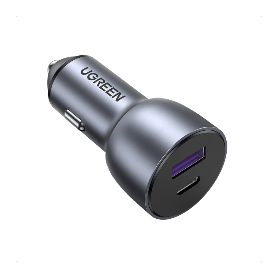 شاحن سيارة يوجرين  مخرج PD ومخرج  USB بقوة 52 واط
