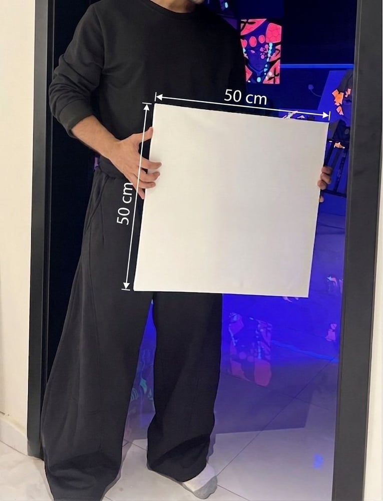 رسمة سبايدرمان بتأثير بلاك لايت (50×50 سم)