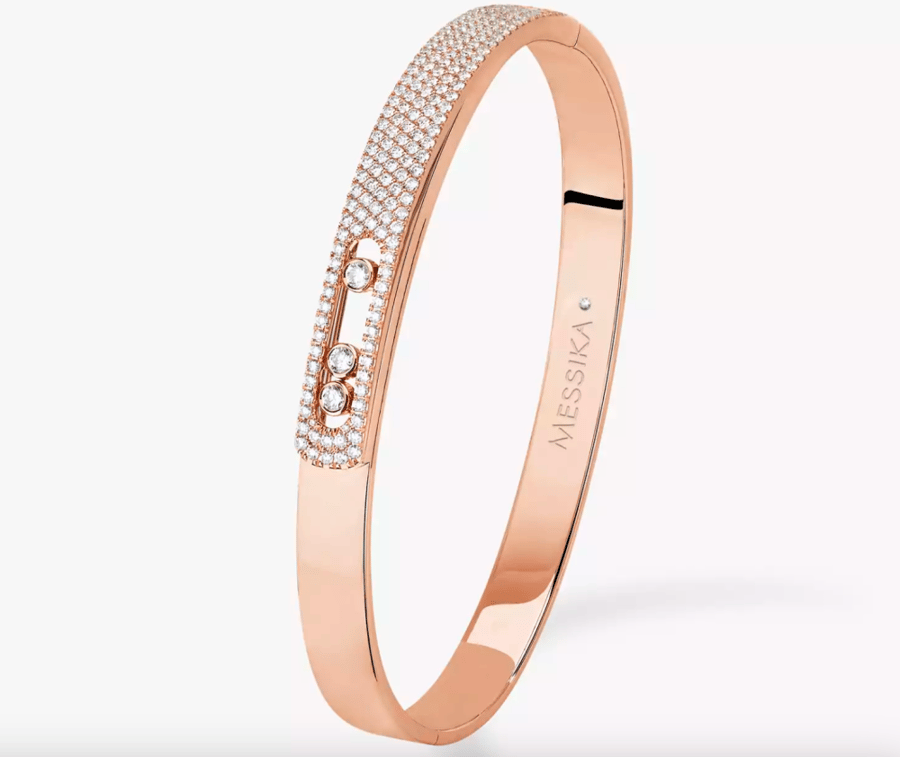 Messika | move bangle | half diamond (Large)