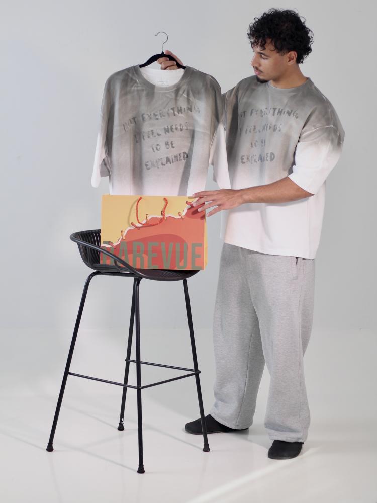 Spray-paint T-shirt