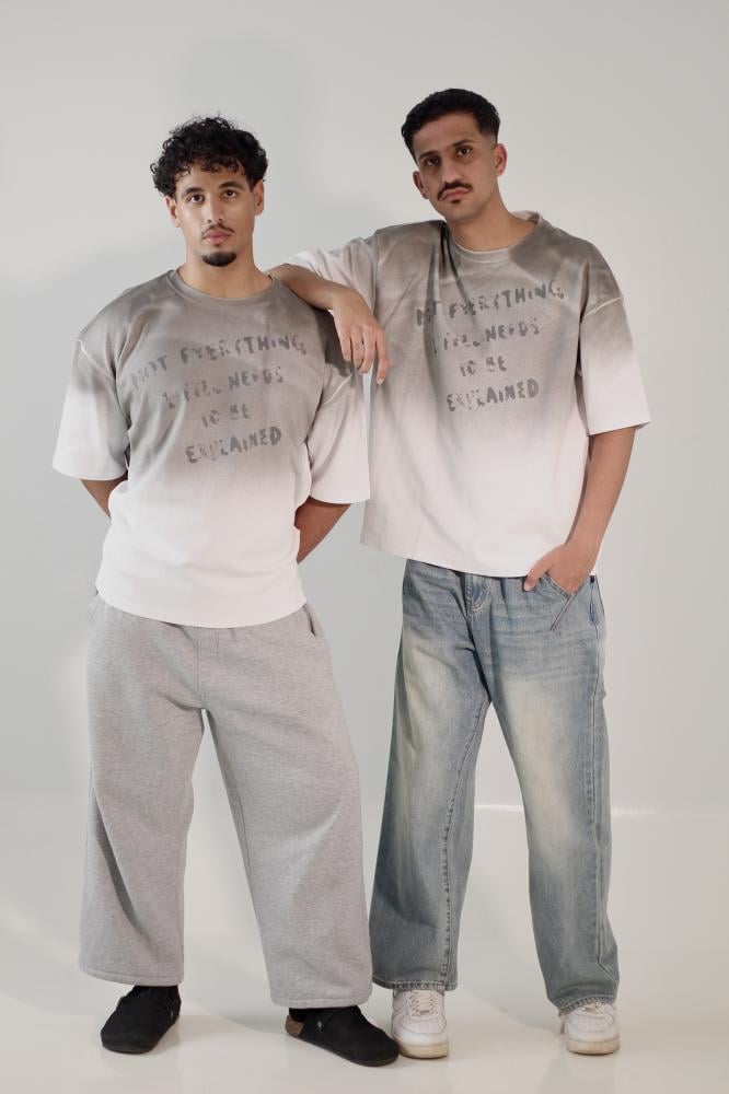 Spray-paint T-shirt