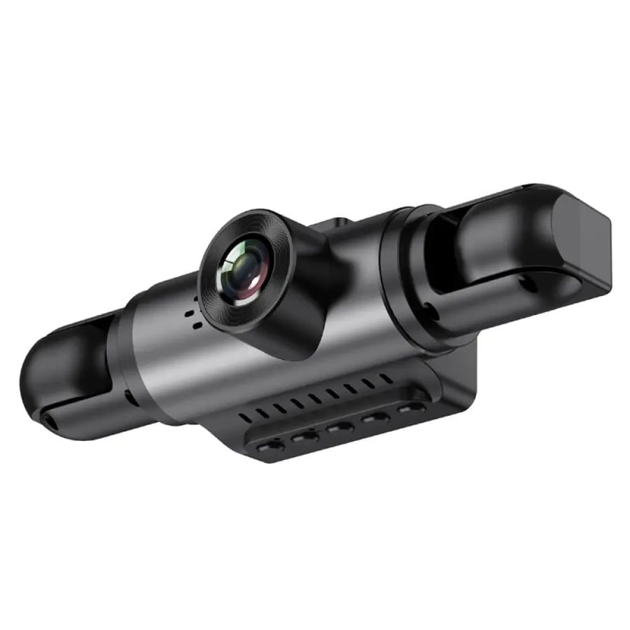 كاميرا داش أمامية وخلفية 1080P مع 4 قنوات وشاشة 2 بوصة