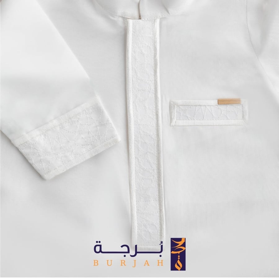 ثوب بربتوز اندلسي ( اوف وايت )