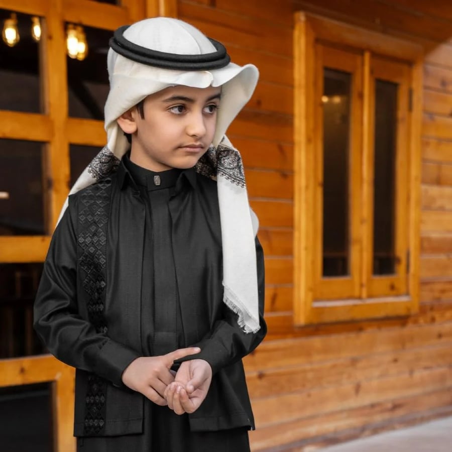 طقم العلا الأسود صورة 2