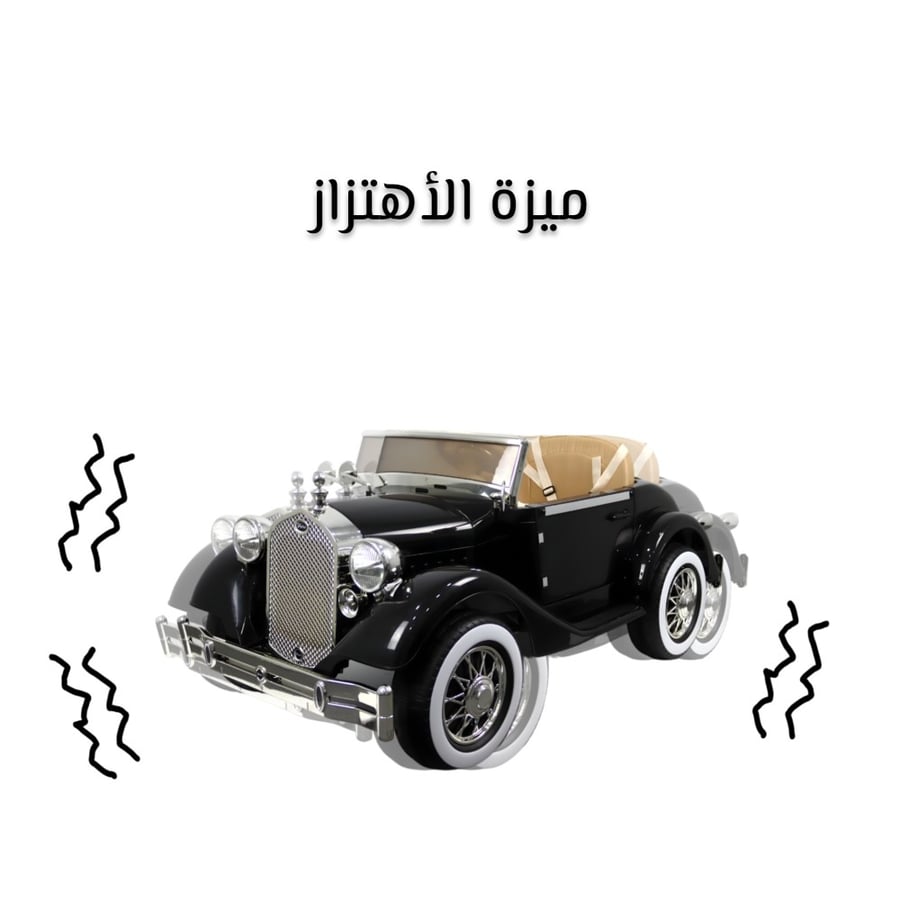 سيارة أطفال كهربائية روز رايز معا ميزة التئرجح