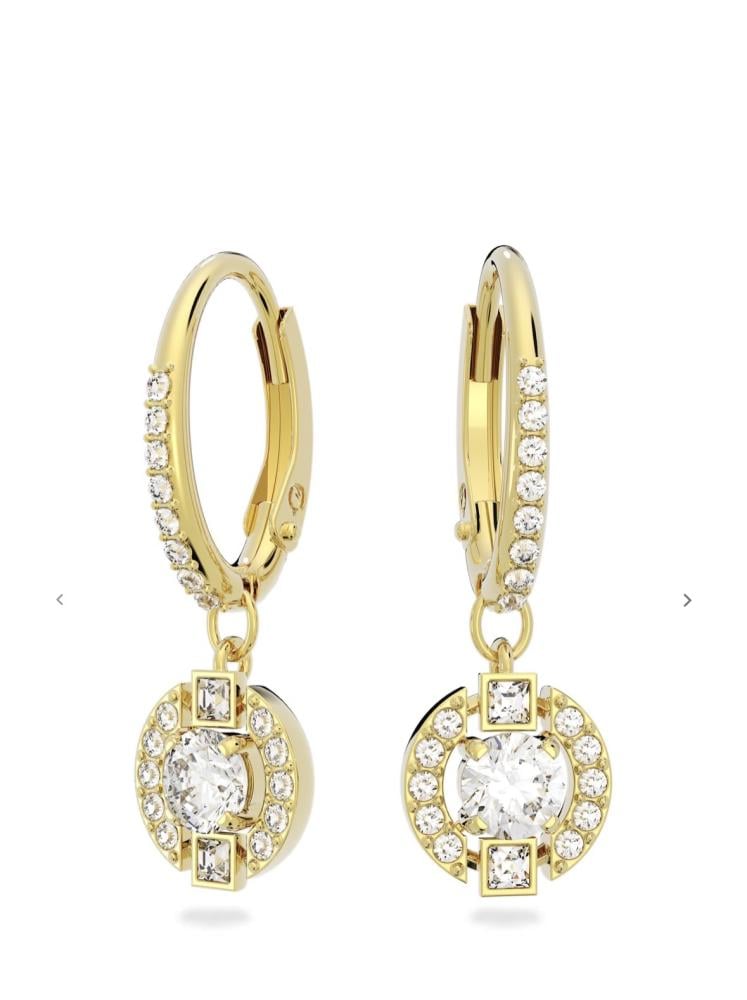حلق SWAROVSKI ذهبي