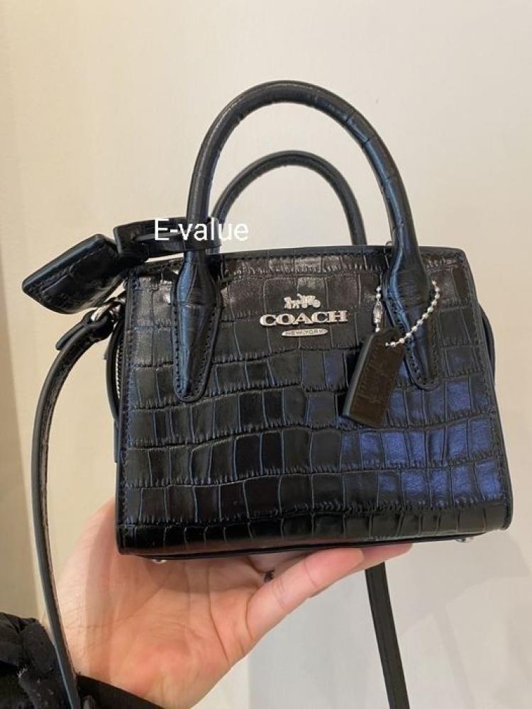 شنطة ميني أسود coach