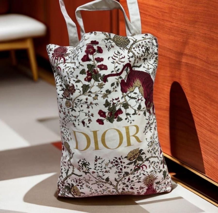 كيس قماش dior