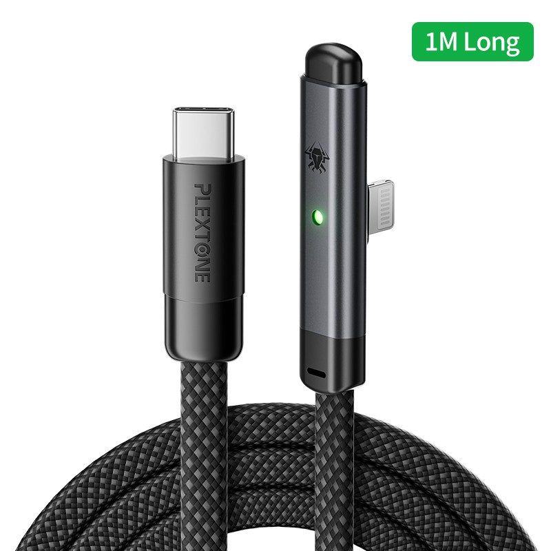 كيبل شحن سريع بلكستون 20 واط تايب سي إلى لايتنغ  (Plextone cable type-C to Lighting 20 WATT)