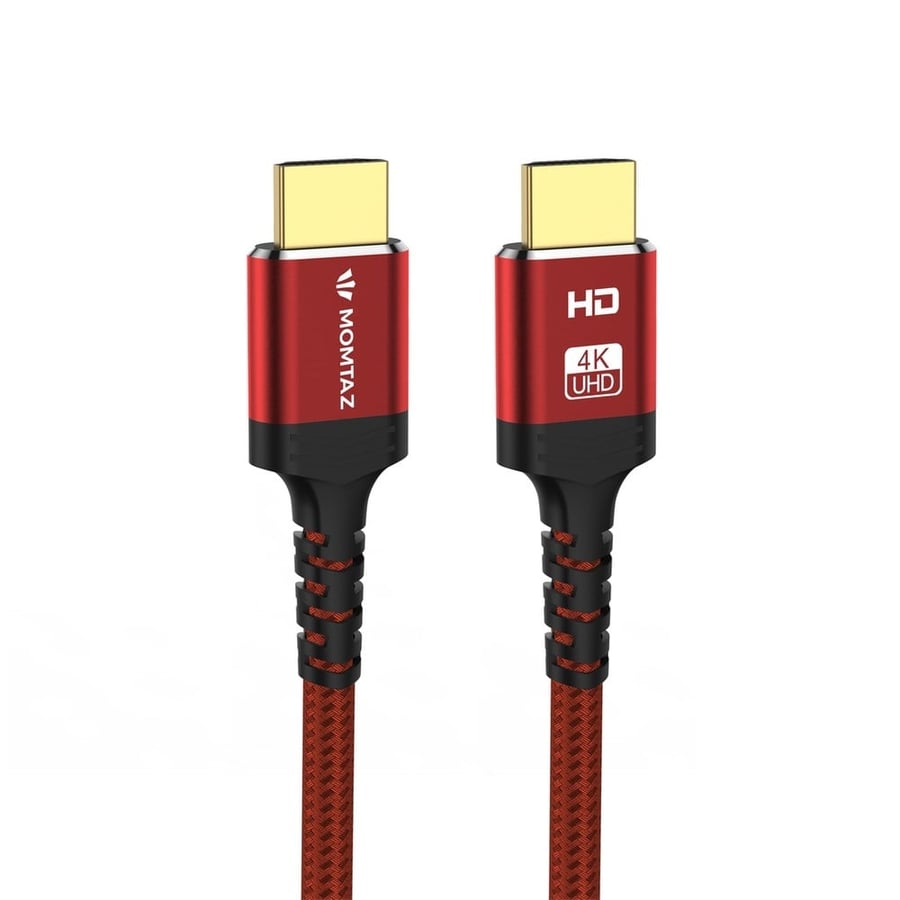 كيبل ممتاز HDMI 4k الطول 3 متر (MOMTAZ HDMI CABLE 4K 3M)