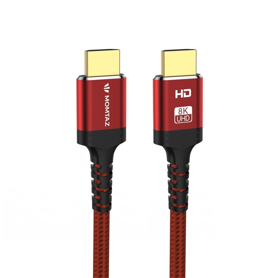 كيبل ممتاز HDMI 8k الطول 3 متر (MOMTAZ HDMI CABLE 8K 3M)