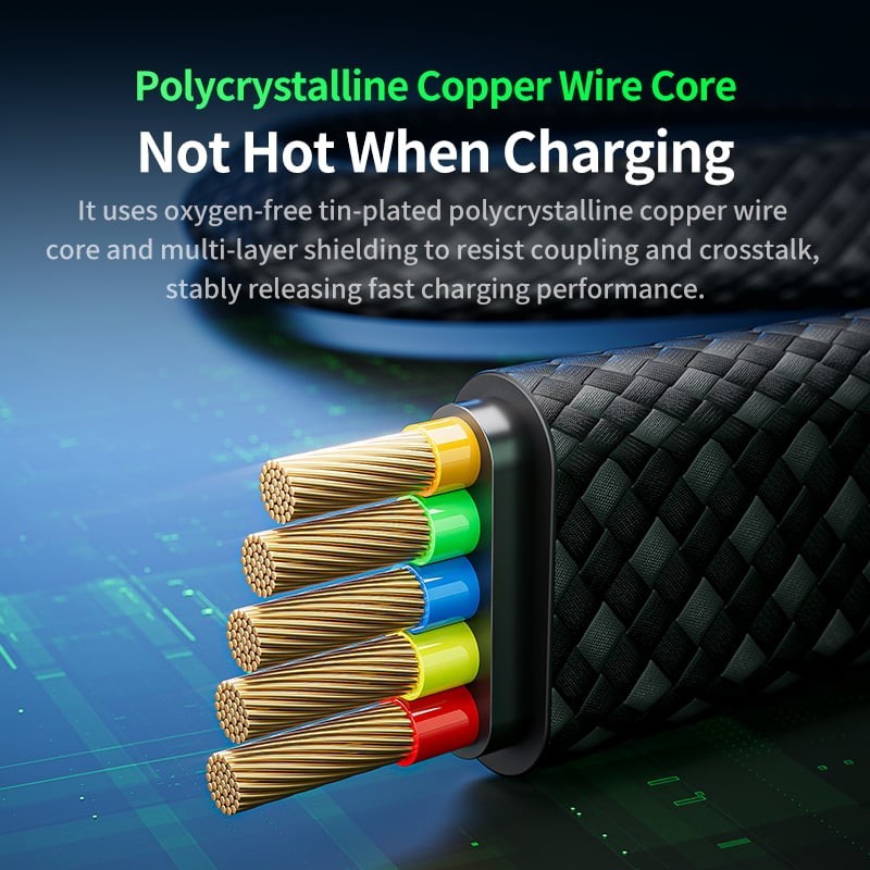 كيبل شحن سريع بلكستون 20 واط تايب سي إلى لايتنغ  (Plextone cable type-C to Lighting 20 WATT)
