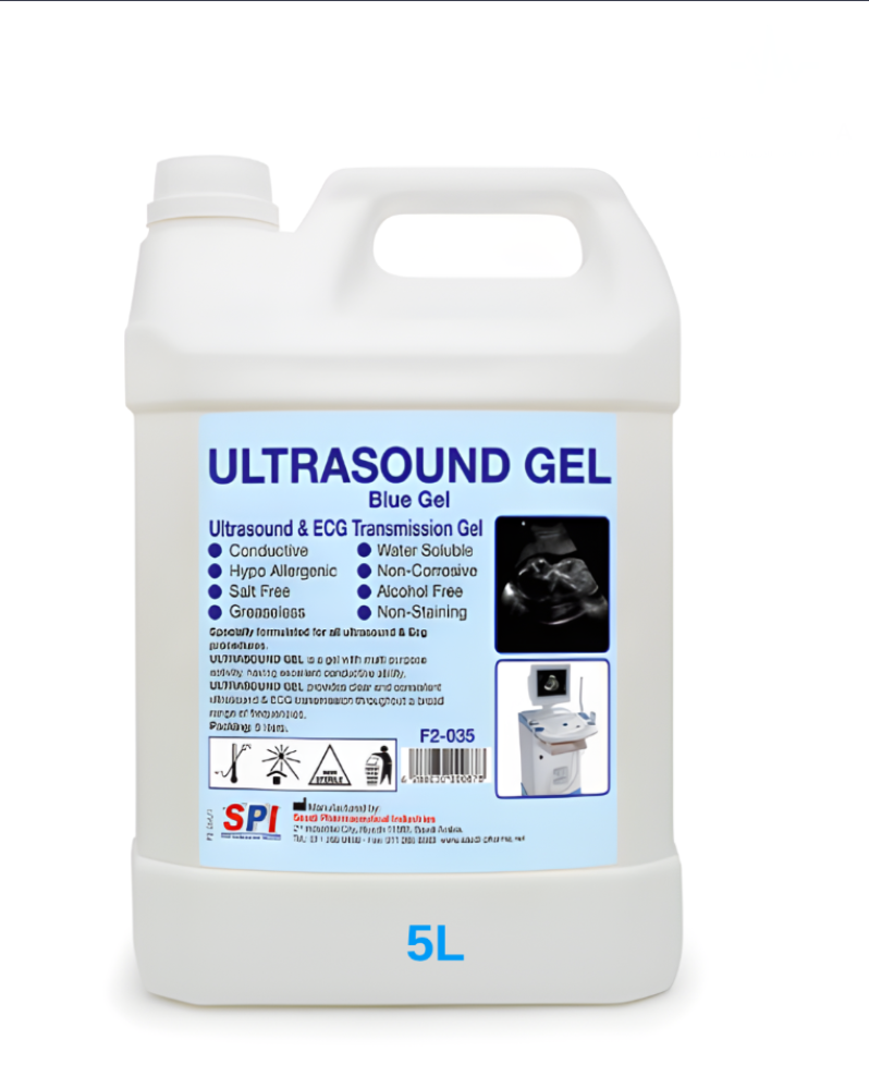 اس بي آي التراساوند جل -SPI Ultrasound Gel Blue Gel 5L