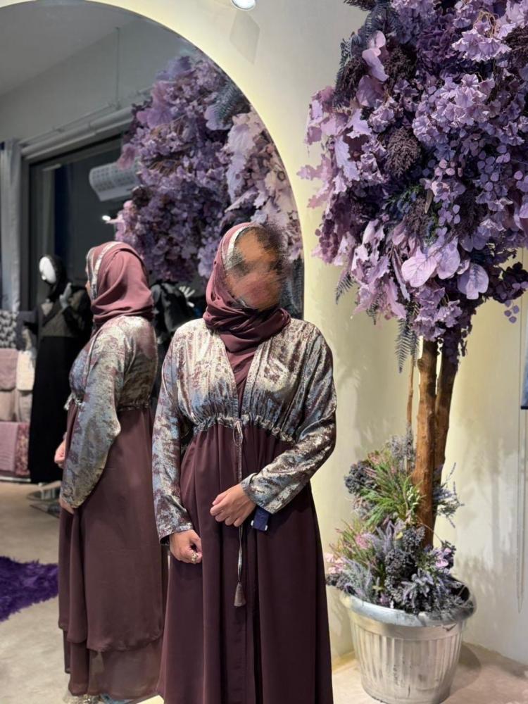 عباية كلوش شيفون