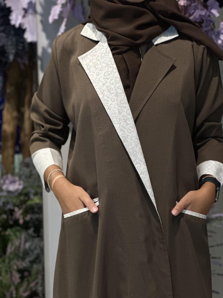 عباية بني غامق