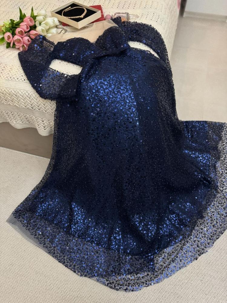 فستان اعراس منفوش