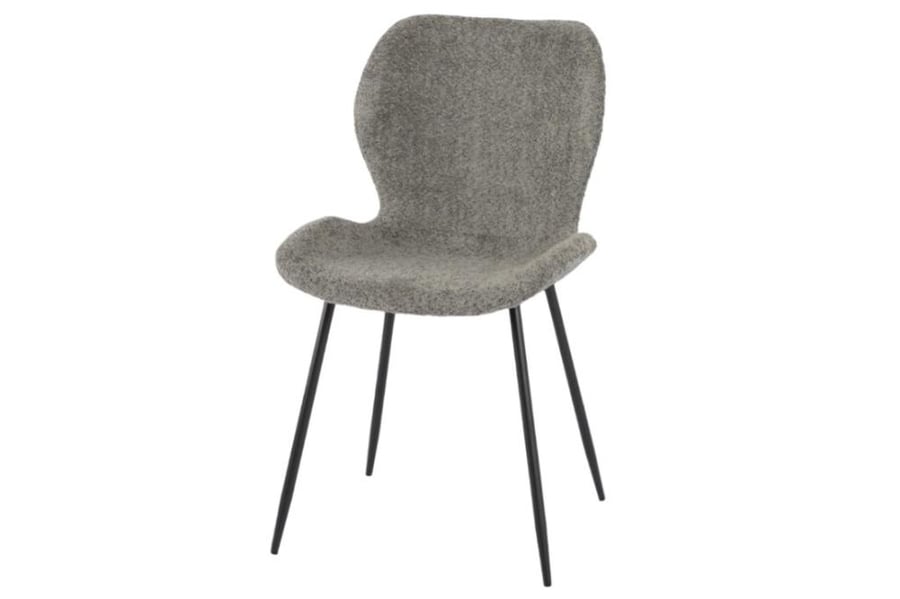 كرسي مموج قماش بوكليه بعدة ألوان.