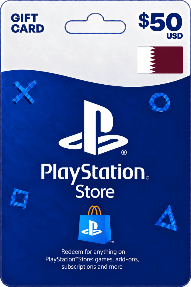 بطاقة بلايستيشن ستور 50 دولار للمتجر القطري