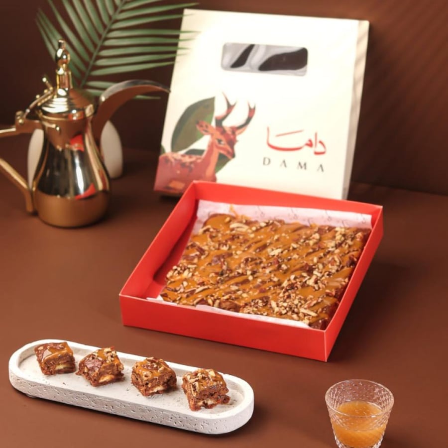 تشيز الحليب المحموس والبيكان داما