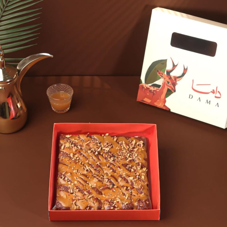 تشيز الحليب المحموس والبيكان داما
