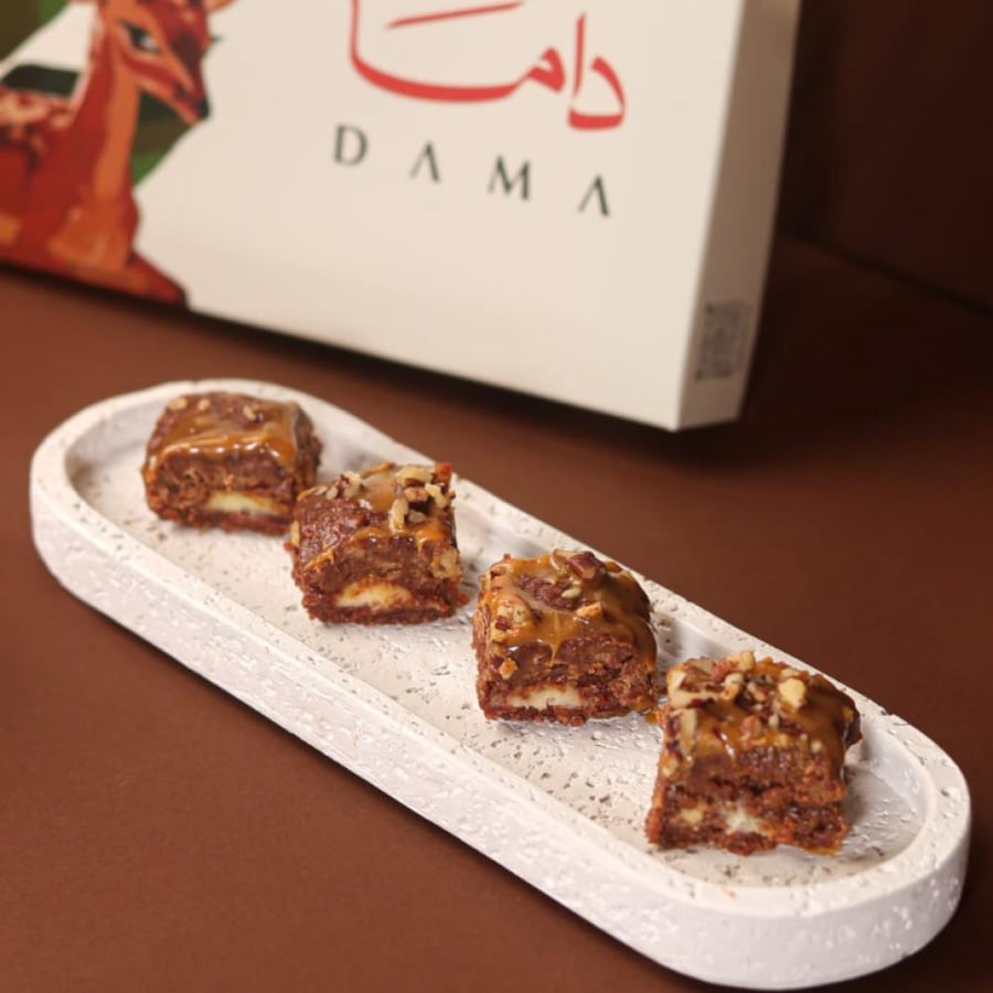 تشيز الحليب المحموس والبيكان داما