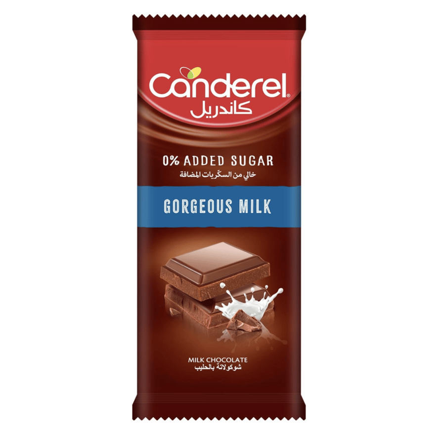 Milk chocolate without added sugar 100 g Candle
