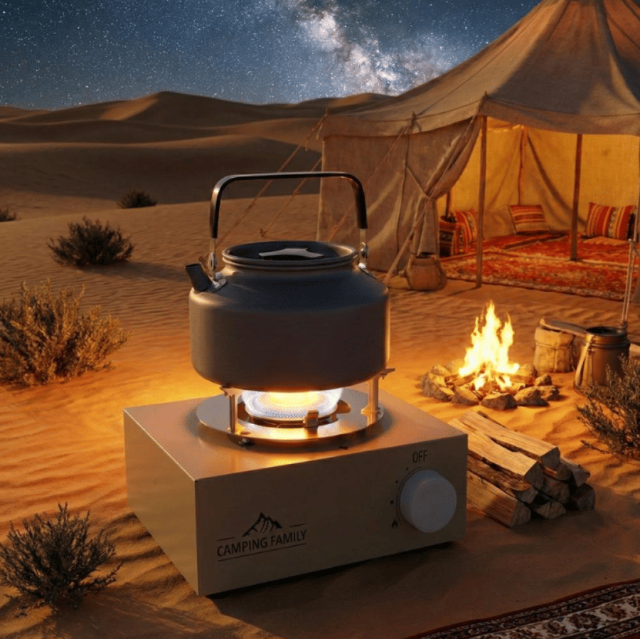 Gas heater and stove CM-36407 - Cream