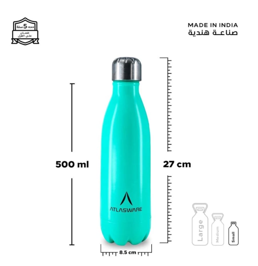Atlas Wear water bottle 500 ml Tiffany light