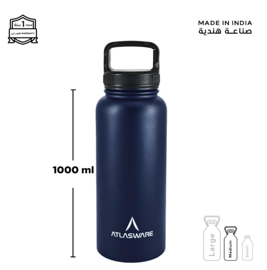 Atlas Wear bottle 1000 ml European navy