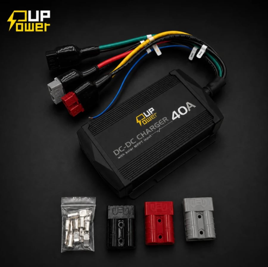 شاحن بطاريات ليثيوم DCDC مع منظم طاقة شمسية MPPT من PowerUp