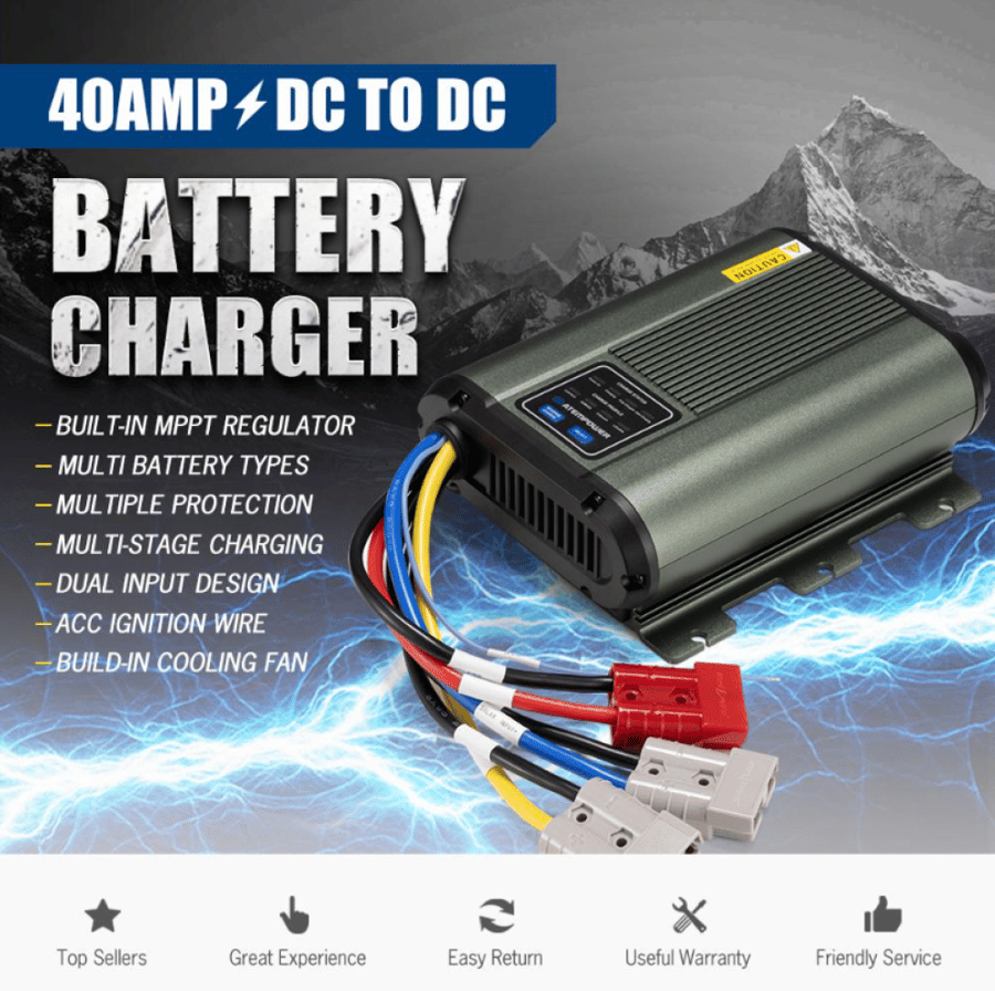 منظم شحن بطارية إحتياطية 40 أمبير ATEM POWER-DCF - اصدار ثاني
