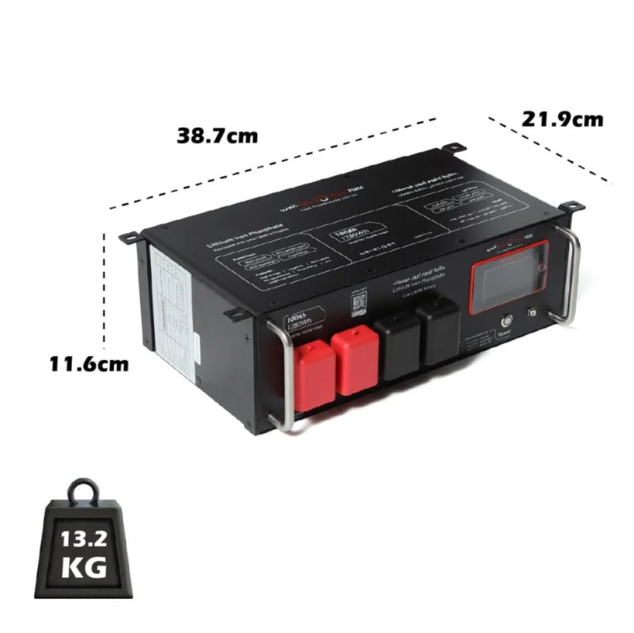 Developed lithium battery 100 ampere