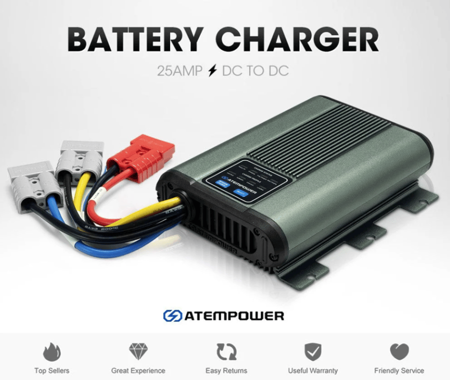 منظم شحن بطارية إحتياطية 25 أمبير من شركة ATEMPOWER - اتيم باور