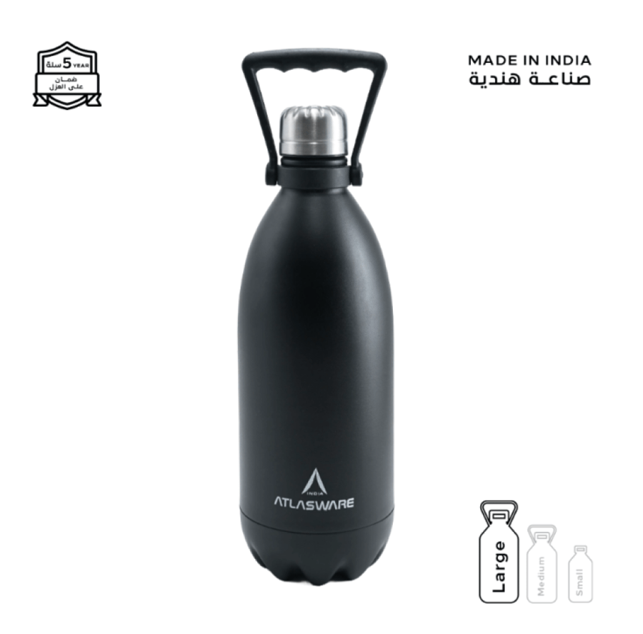 Atlas Wear water bottle 1350 ml black