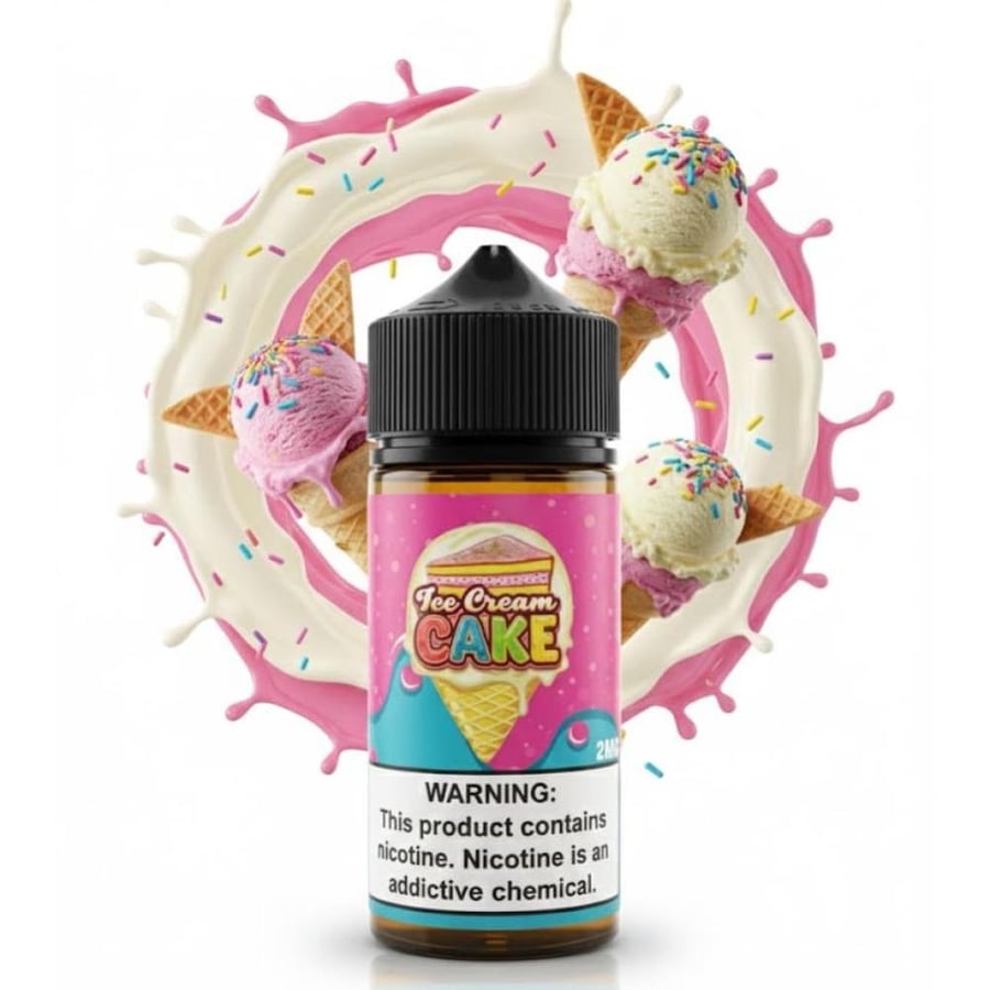 نكهة فيب 100 مل ايس كريم كيك من فيبر تريتس VAPER TREATS