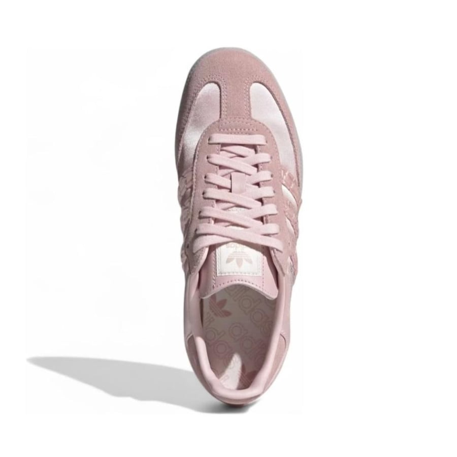 adidas Samba OG Satin Sneakers - Sandy Pink/Cloud White