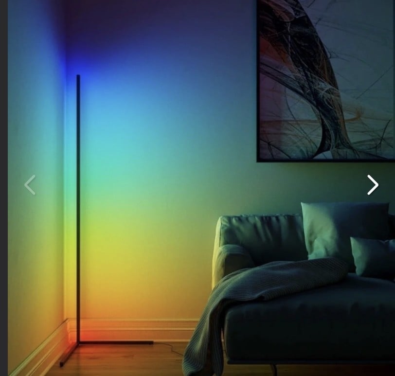 اضاءة زاوية RGB- متعددة الالوان والخصائص