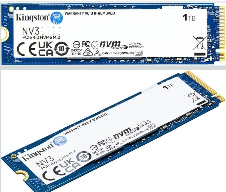 ذاكرة سوني5 داخلية 1تيرا- KINGSTON 1TB M.2 NV3 Pcie 4.0 6000mhz ps5