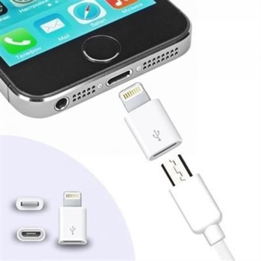 Converting it from Samsung micro cable to iPhone
