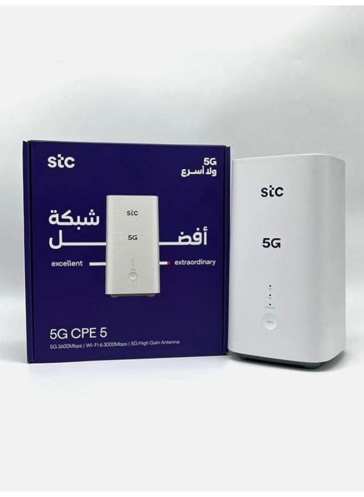 راوتر STC 5G CPE 5 (موديل H155-381). مستخدم