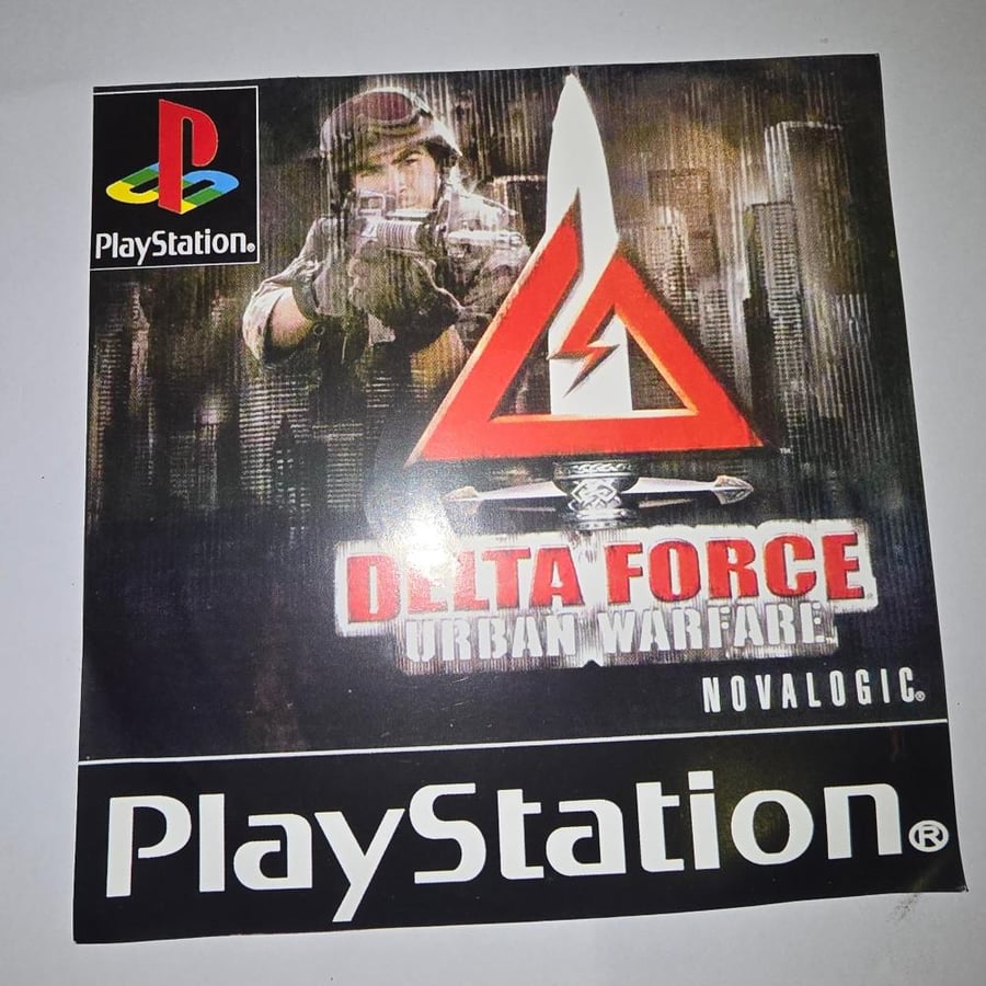 اسطوانة سوني ون لعبة الفيديو "Delta Force: Urban Warfare" لجهاز PlayStation.
