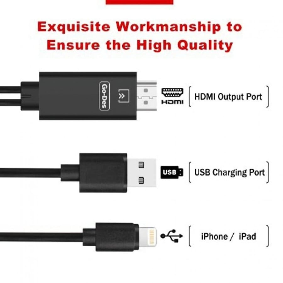 iPhone HD cable for display on TV screen brand Goodis