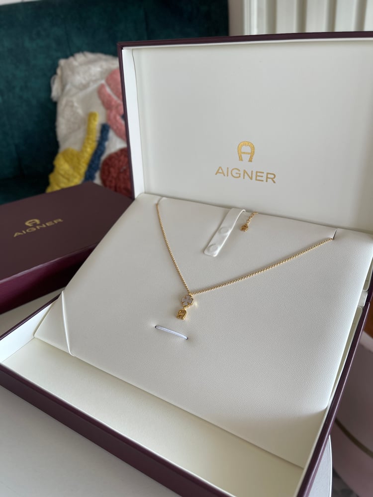 سلسال آغنر نسائي لونين ذهبي & سلفر  ARJLN0000202 AIGNER