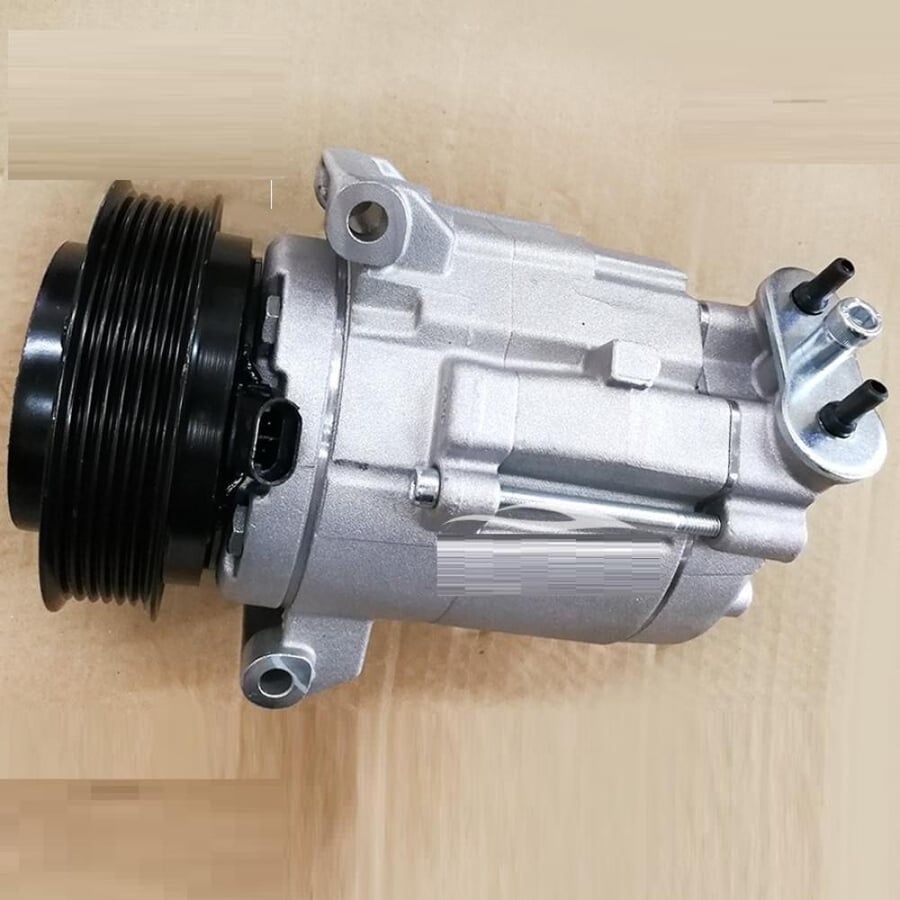 #13185J كمبروسر مكيف كابتيفا 2012 120مام كلنش 12فولت 6 خط  COMPRESSOR CHEVY CAPTIVA C100 C140 2011 12V