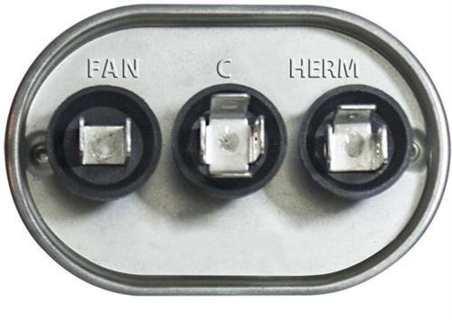 RUNNING CAPACITOR 25-5UF 370V OVAL #04849   رن كباسيتور 25-5 يواف 370فولت