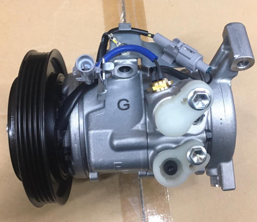 #13128II كمبروسر مكيف تويوتا ياريس / COMPRESSOR TOYOTA YARIS WITH SENSOR 2013