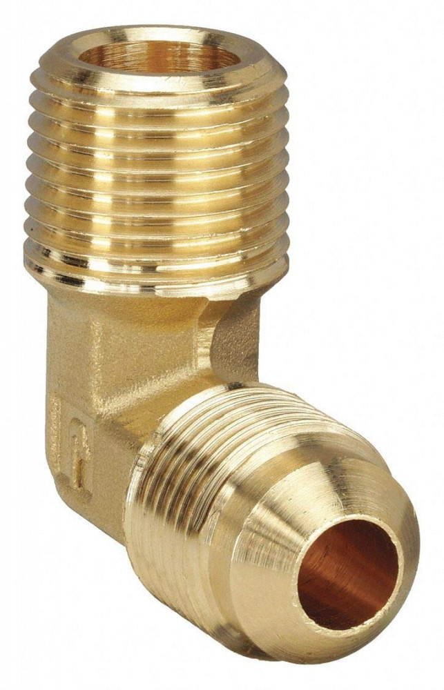 BRASS ELBOW 1-4 FLARE TO 1-8 NPT ME-04X02 No 04613W    كوع برونز 1-4