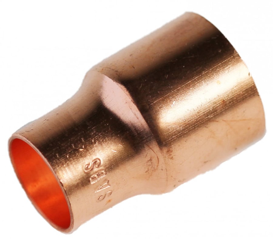 COPPER REDUCER 1 1-8 X 1 3-8 INCH No 02314A   نقاص نحاس