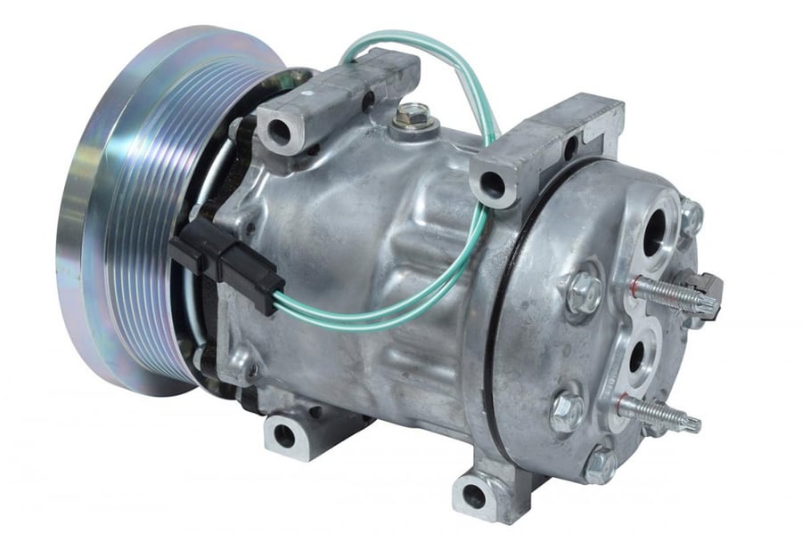 #11606A كمبروسر مكيف كاتر بيلر  / COMPRESSOR CATERPILLAR SD7H15-4095 24V 8PK BACK CON.