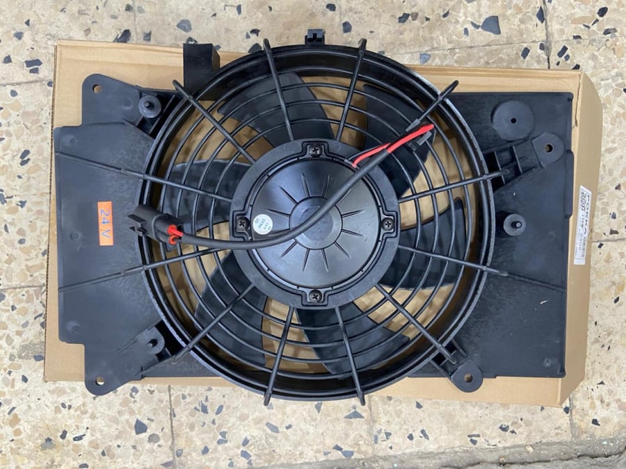#10694C مروحة لديتر ناقلة ايسوزو 6 سلندر 24 فولت صيني / FAN ISUZU TRUCH 6 CYLINDER NPR NKR FSR 24V 2007-2017 AB-2302